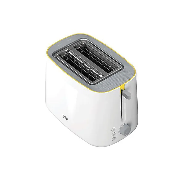 Beko Glow Toaster, 2 Slices, 800W, White   TAM 4220 W