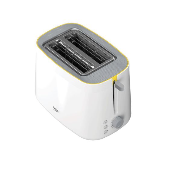 Beko Glow Toaster, 2 Slices, 800W, White   TAM 4220 W