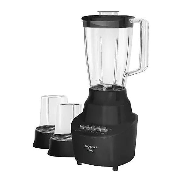 Sonai Play blender 3x1,with 2 Grinder, 3 Speeds,1.5 L,400 W,Black  MAR 2300