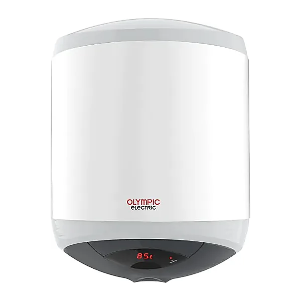 Olympic Electric Hero Plus Digital Electric Water Heater, 50 Liters   White and Grey
