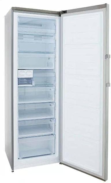 Beko no frost deep freezer (8 drawers, 282l, silver, rfne312e13s)