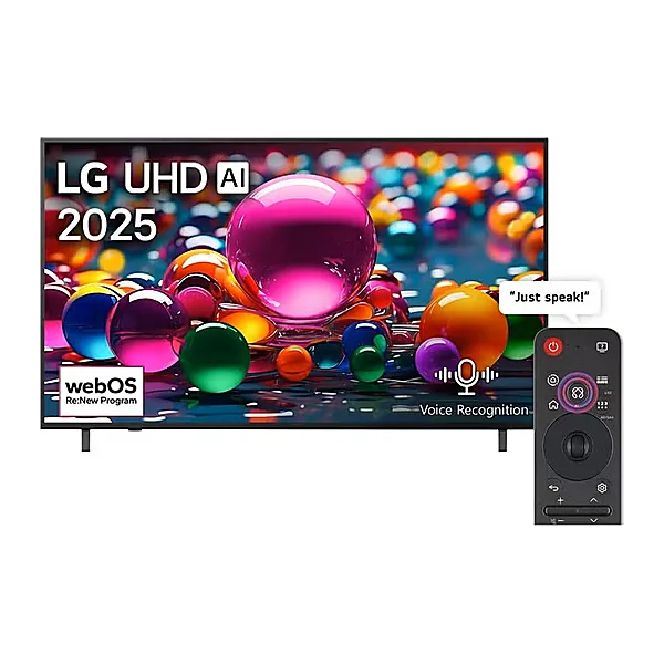 LG 55 Inch 4K UHD Smart LED TV with Built in Receiver   55UT80006LB