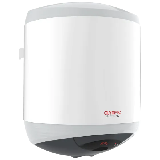 Olympic Electric Hero Plus Digital Electric Water Heater, 50 Liters   White and Grey