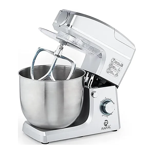 Rafal Stand Mixer, 7 Liter, 1500 Watt, Silver   RA0537