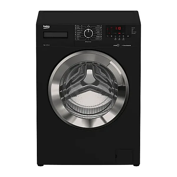 Beko Automatic Front Loading Washing Machine, 8 Kg, Inverter Motor, Black   WTV 8612 XBCI