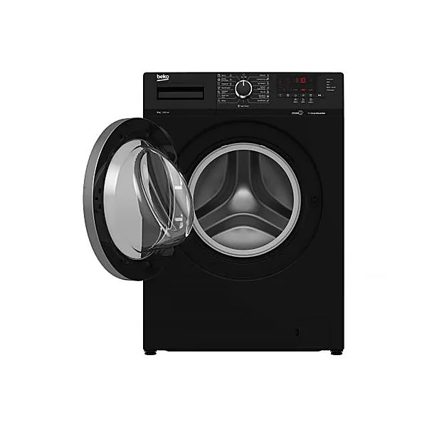 Beko Automatic Front Loading Washing Machine, 8 Kg, Inverter Motor, Black   WTV 8612 XBCI