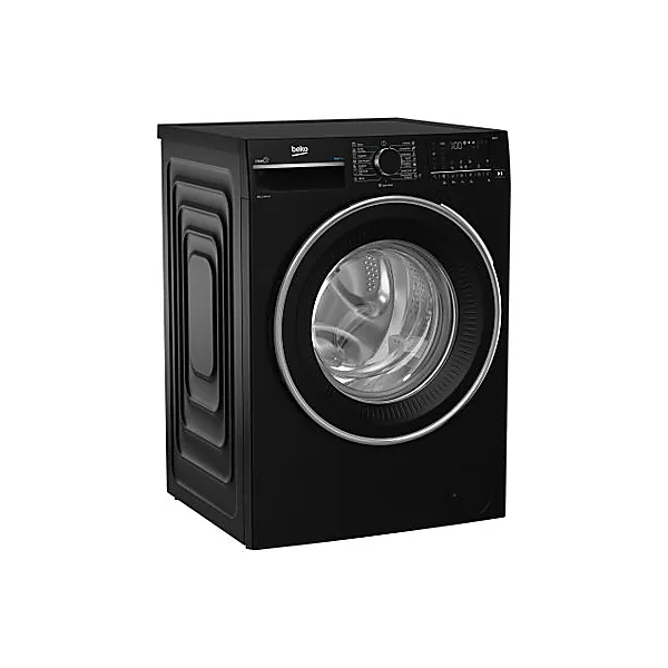 Beko Automatic Front Loading Washing Machine, 9 Kg, Inverter Motor, Black   B3WFU50940BCI
