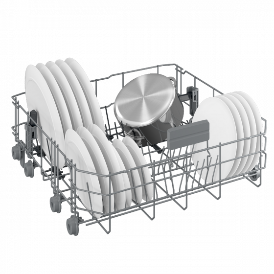 Beko Inverter Dishwasher, 15 Place Setting, Silver   BDFN26520XQ