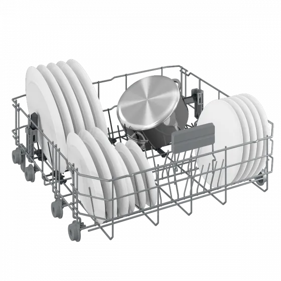 Beko Inverter Dishwasher, 15 Place Setting, Silver   BDFN26520XQ