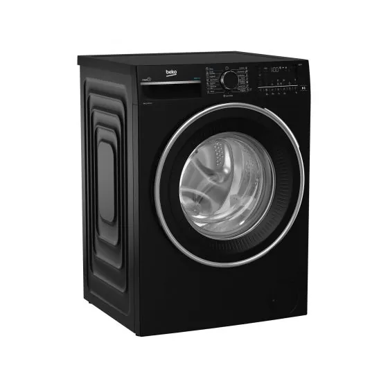 Beko Automatic Front Loading Washing Machine, 9 Kg, Inverter Motor, Black   B3WFU50940BCI