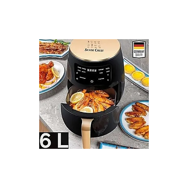 Silver Crest S 18 Air Fryer 2400W 6L   LCD Touch Screen
