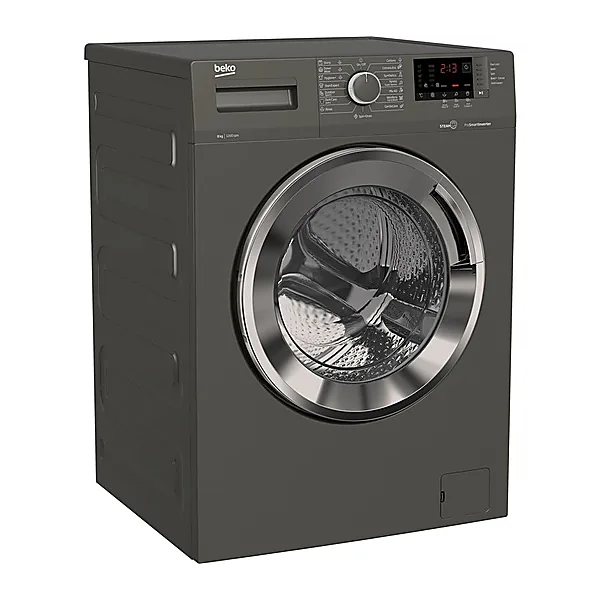 Beko Front Load Inverter Washing Machine, 8 Kg, Grey   WTV 8612 XMCI2