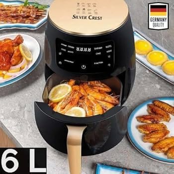 Silver Crest S 18 Air Fryer 2400W 6L   LCD Touch Screen
