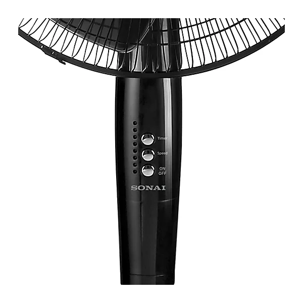 Sonai Stand Fan, 16 Inch, Black   MAR 1631