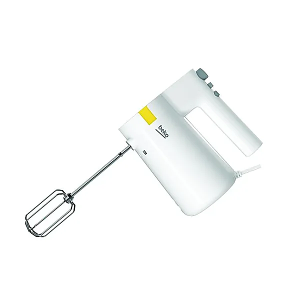 Beko Glow Hand Mixer with Attachments, 425W, White   HMM 62404 W