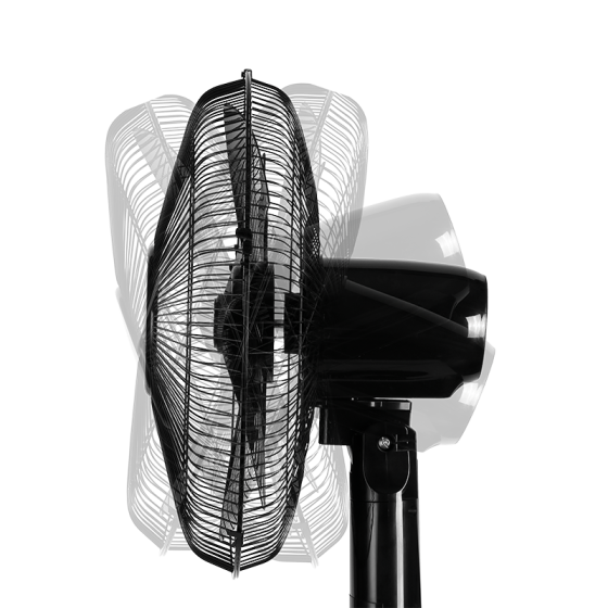 Sonai Stand Fan with Remote Control, 18 Inch, Black   MAR 1840