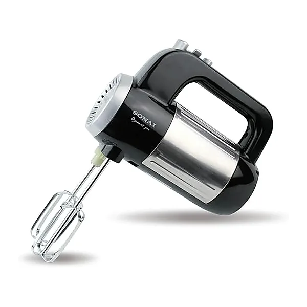 Sonai Hand Mixer, 300 Watt, 5 Speeds and Turbo Function, Black Silver   SH M790