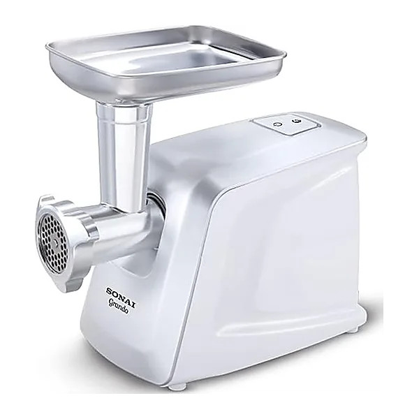 Sonai Meat Grinder   Grando SH 4400 1600 Watt White Color 3 Stainless Steel Discs