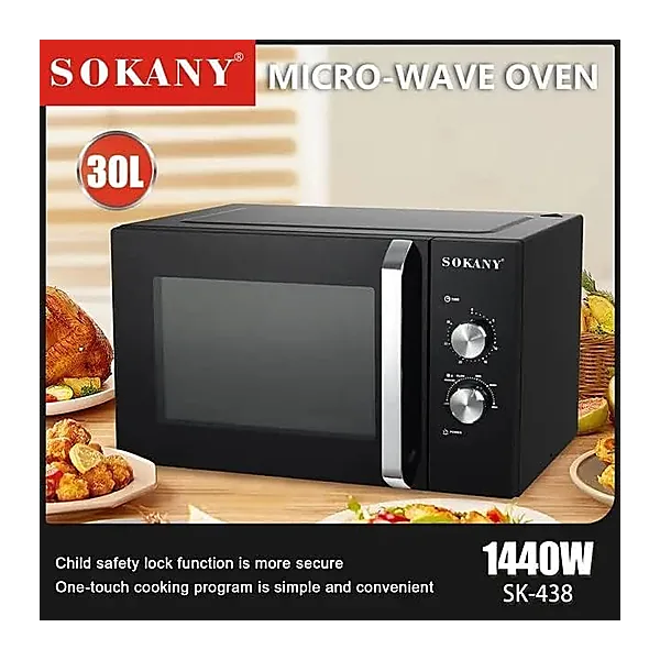 Sokany SK 438 Microwave 30L 1440W