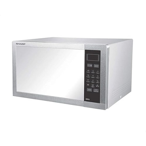 SHARP Microwave Grill 34 Liter 1000 Watt 9 Menus Stainless R 770AR(ST)