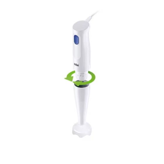 Braun Hand Blender with Beaker, 600ml, 450 Watt, White   MQ10.000PWH