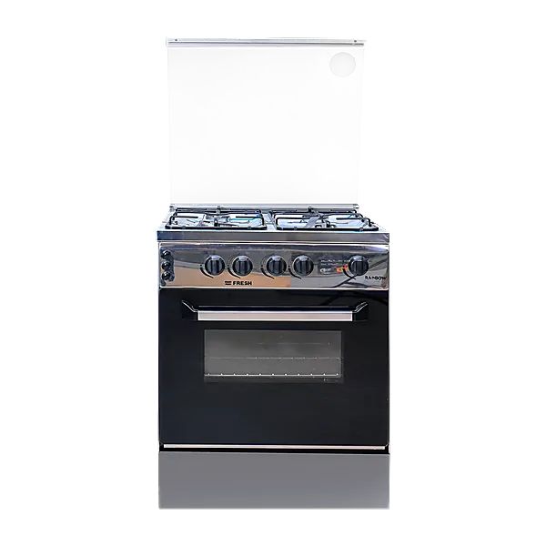 Fresh Rainbow 4 Burners Stainless Steel Eye Fan 60cm
