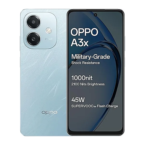 OPPO A3X 4G ( 4GB RAM, 64GB Storage) | with No Cost EMI Additional Exchange Offers