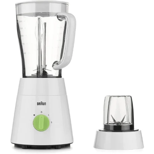 Braun Blender – 500W – White – With Grinder – Raya Warranty