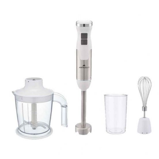 Armadillo Stainless Steel Hand Blender Set – 1000W