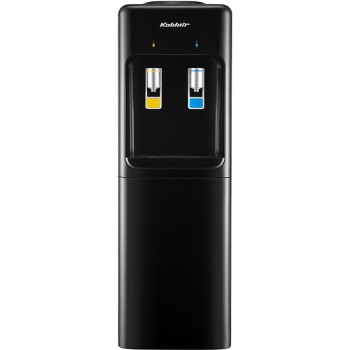 Koldair Water Dispenser Top Load Freestanding, Two Taps Hot And Cold, Type A, Silver