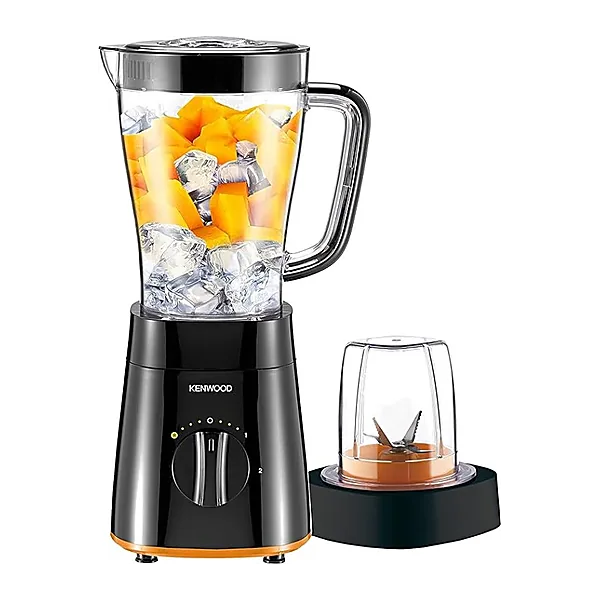 Kenwood Blender Smoothie Maker With Grinder Mill, Ice Crush Function, 2 L, 500 Watts, BLP15.150BK Black   International Warranty