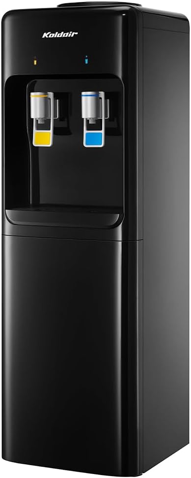 Koldair Water Dispenser Top Load Freestanding, Two Taps Hot And Cold, Type A, Silver