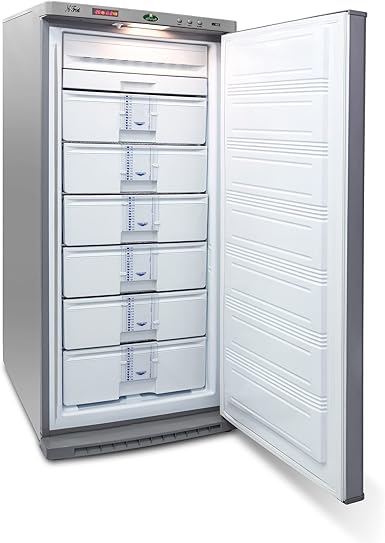 Kiriazi E250N 6 3 Digital Freezer 6 Drawers 12 Feet, silver