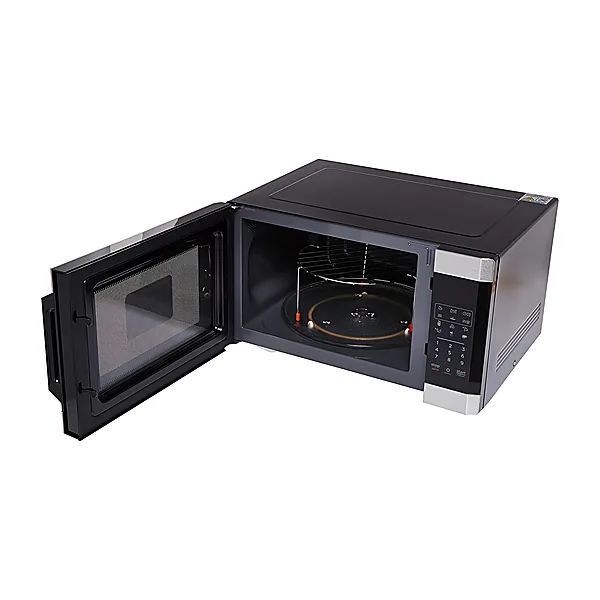 KENWOOD 42L Microwave Oven with Grill, Digital Display, 5 Power Levels, Defrost Function, Stainless Steel, Clock Function 1100W MWM42.000BK Black Silver   International warranty