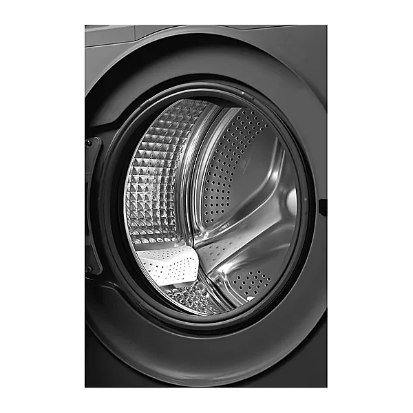 Haier 8 KG Front Loading Washing Machine, 525 mm Super Drum, BLDC Inverter Motor, Laser Welding, Steam, Silver, HW80 BP14929AS6