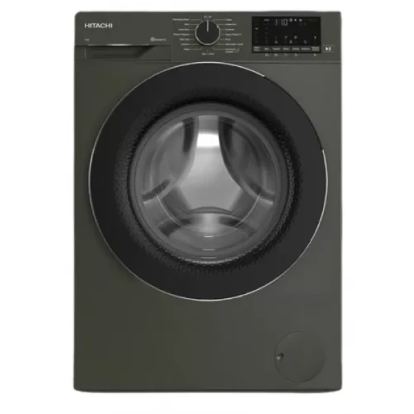 HITACHI Washing Machine 8 kg 1400 rpm Inverter with Steam Gray BD 80YFVEM