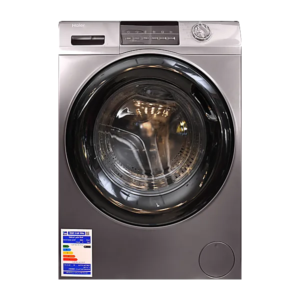 Haier 8 KG Front Loading Washing Machine, 525 mm Super Drum, BLDC Inverter Motor, Laser Welding, Steam, Silver, HW80 BP14929AS6