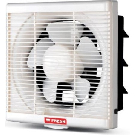 Fresh Wall Ventilating Fan 20 cm two direction Privacy Grid White 500004556