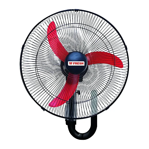 Fresh shabah wall fan 18 inch black red