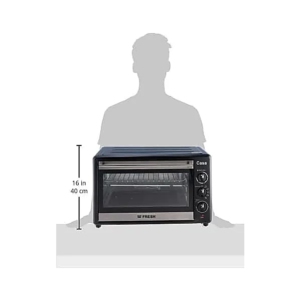 Fresh Electric Oven Casa 45L Black FR 4503R