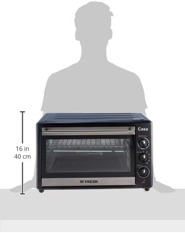 Fresh Electric Oven Casa 45L Black FR 4503R