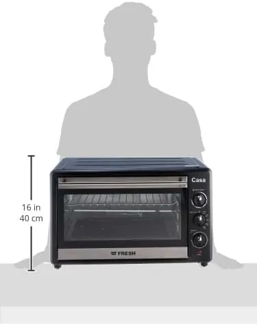 Fresh Electric Oven Casa 45L Black FR 4503R