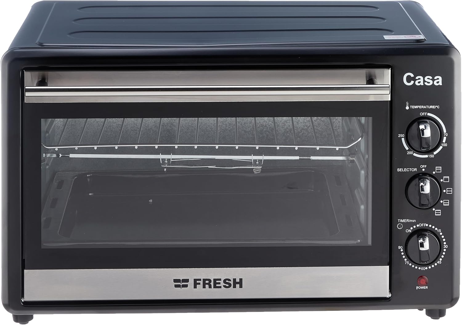 Fresh Electric Oven Casa 45L Black FR 4503R
