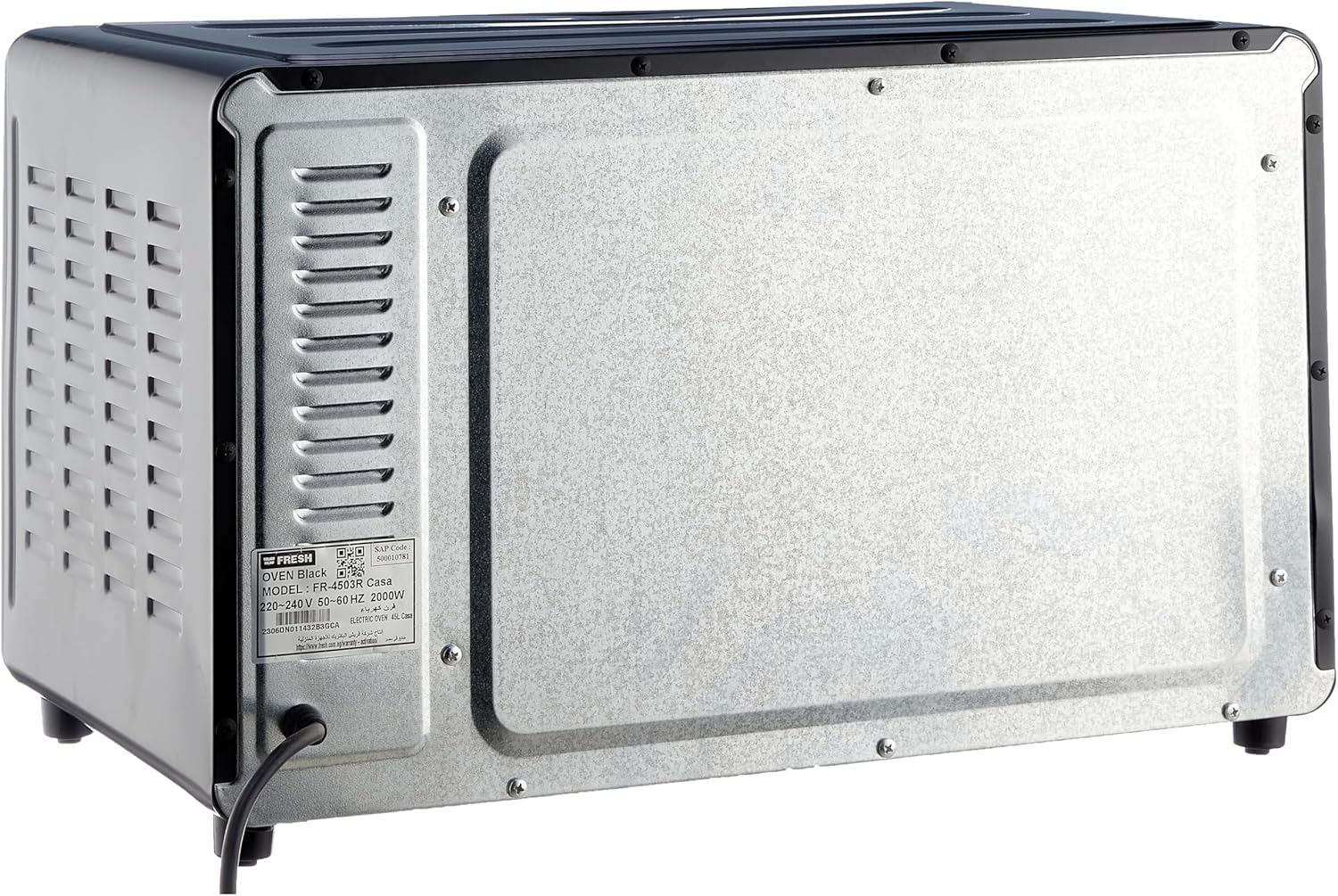 Fresh Electric Oven Casa 45L Black FR 4503R