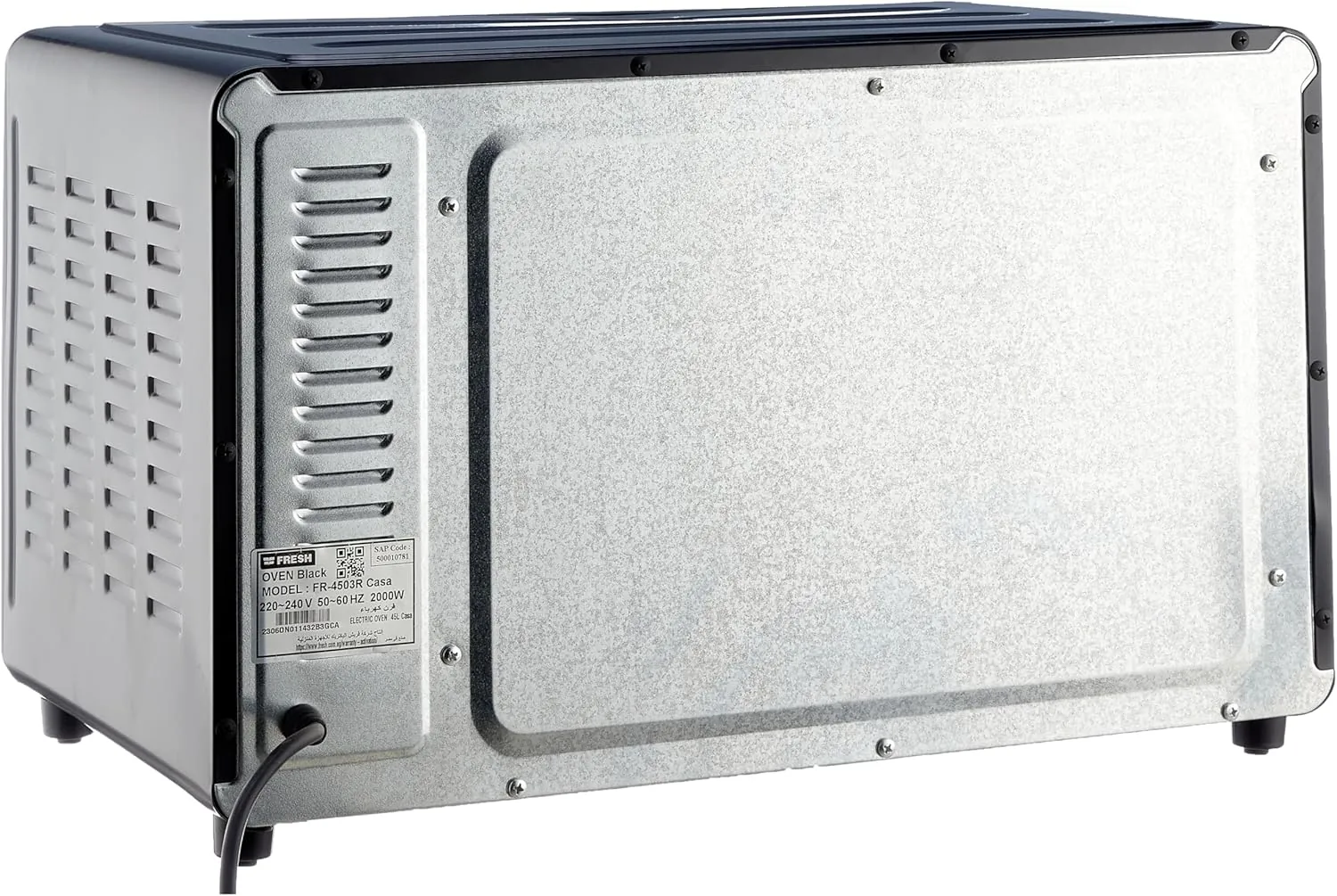 Fresh Electric Oven Casa 45L Black FR 4503R
