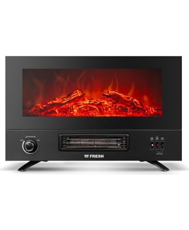 Fresh Electric Heater 2000 Watts Black Matt TV