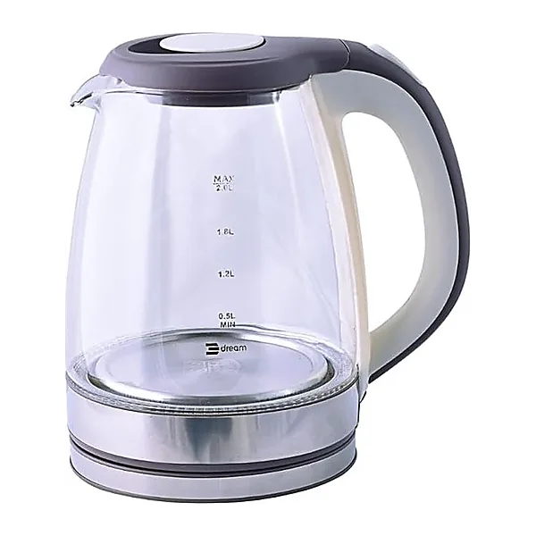 Dream Kettle Electricity 2.2 Liter 1500 Watt Glass 4855