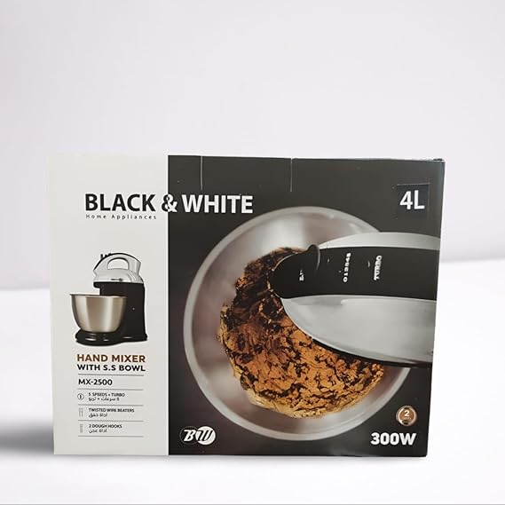 Egg Beater With Perineal 300 Watt 2500 M   Black & White