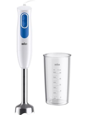 Braun MultiQuick Hand Blender with Easy 2 Speed Control and 600ml BPA Free Beaker – MQ20001MWH