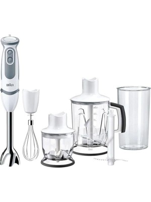 Braun MQ 5245   MultiQuick 5 Vario Hand Blender With Attachments   1000 Watt   White